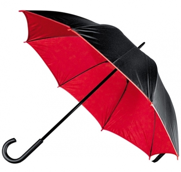 Parasol manualny, kolor Czerwony