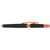 Długopis plastikowy do ekranów dotykowych z zakreślaczem, kolor Pomarańczowy