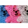 Brelok odblaskowy Teddy, transparentny, kolor Transparentny