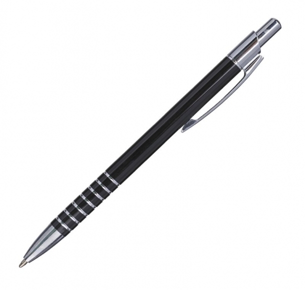 Długopis Bonito, czarny, kolor Czarny