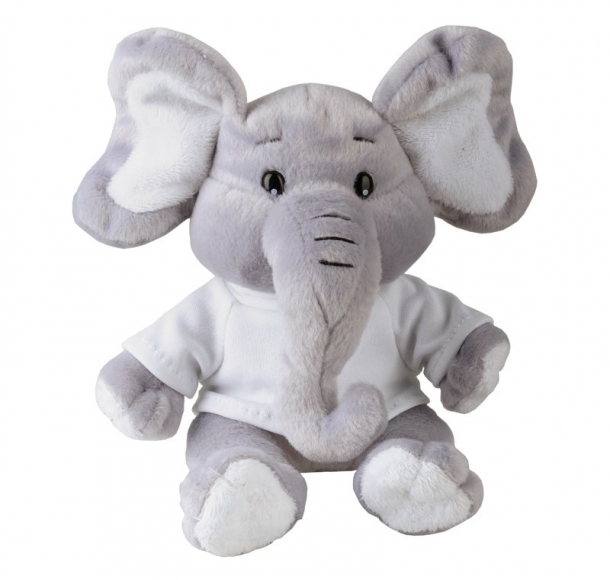 Maskotka Elephant, szary, kolor Szary