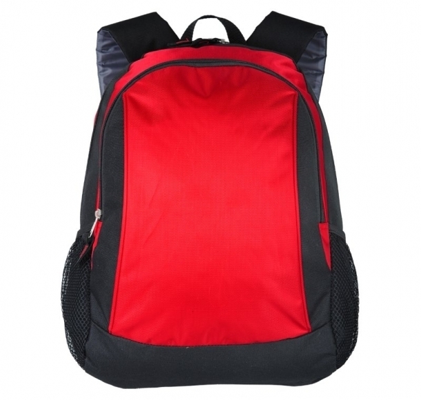Plecak Duluth, czerwony/czarny, kolor Czerwony