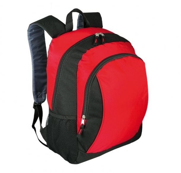 Plecak Duluth, czerwony/czarny, kolor Czerwony
