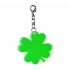 Brelok odblaskowy Lucky Clover, zielony, kolor Zielony