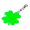 Brelok odblaskowy Lucky Clover, zielony, kolor Zielony