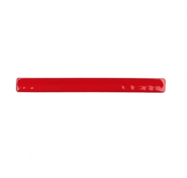 Opaska odblaskowa 30 cm, czerwony, kolor Czerwony