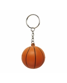 Brelok antystresowy Basket, pomarańczowy/czarny