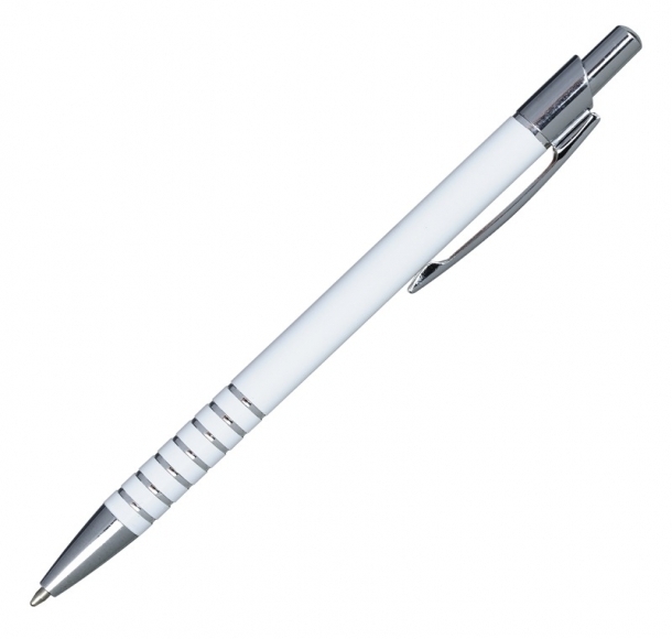 Długopis Bonito, biały, kolor Biały