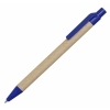 Długopis Mixy, niebieski/brązowy, kolor Niebieski