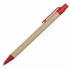Długopis Mixy, czerwony/brązowy, kolor Czerwony
