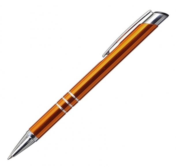 Długopis Lindo, pomarańczowy, kolor Pomarańczowy