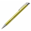 Długopis Lindo, żółty, kolor Żółty
