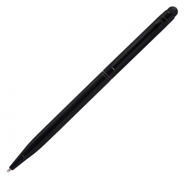 Długopis dotykowy Touch Top, czarny, kolor Czarny