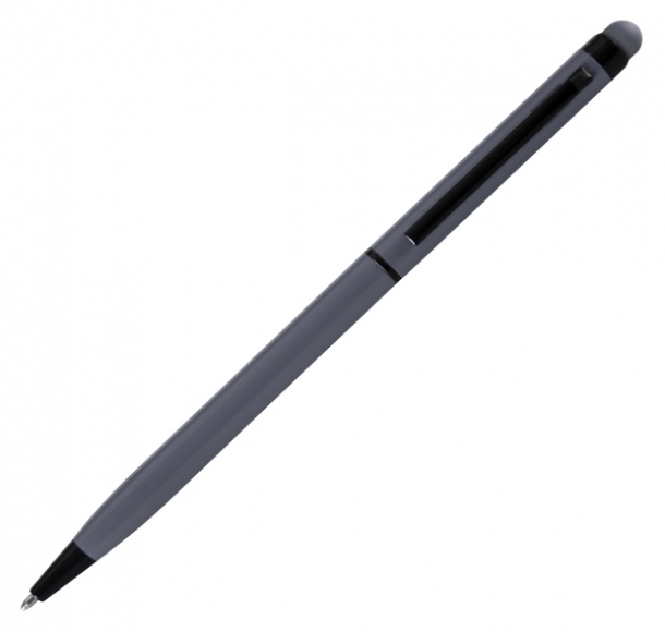 Długopis dotykowy Touch Top, szary, kolor Szary