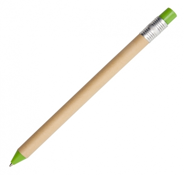 Długopis Enviro, zielony, kolor Zielony