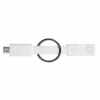 Brelok USB Hook Up, biały, kolor Biały