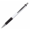 Długopis Andante, biały/czarny, kolor Biały