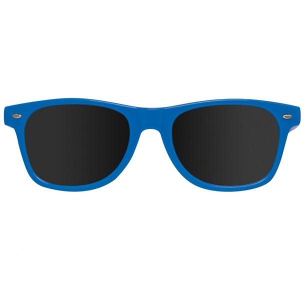 Plastikowe okulary przeciwsłoneczne 400 UV, kolor Niebieski