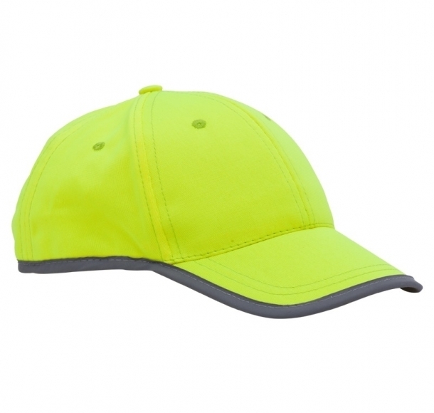 Odblaskowa czapka dziecięca Sportif, żółty, kolor Żółty