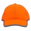Odblaskowa czapka dziecięca Sportif, pomarańczowy, kolor Pomarańczowy