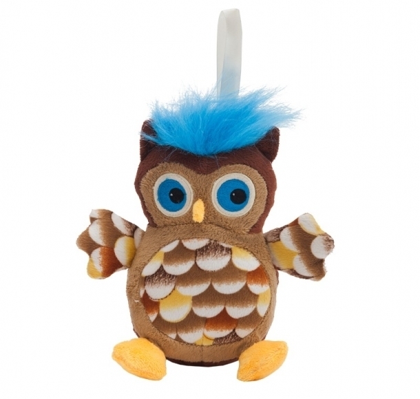 Maskotka Owl, brązowy, kolor Brązowy