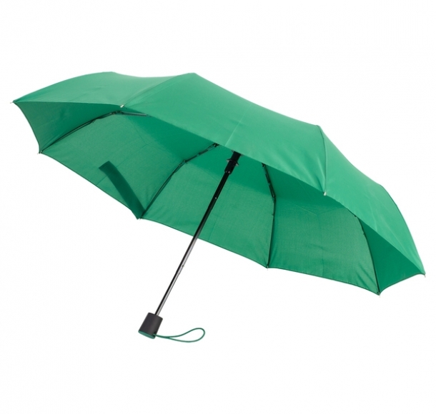 Składany parasol sztormowy Ticino, zielony, kolor Zielony