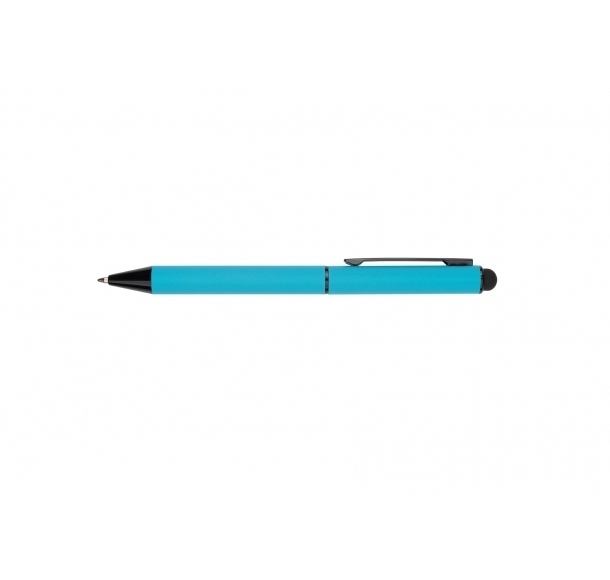 Długopis metalowy touch pen, soft touch CELEBRATION Pierre Cardin, kolor Jasnoniebieski