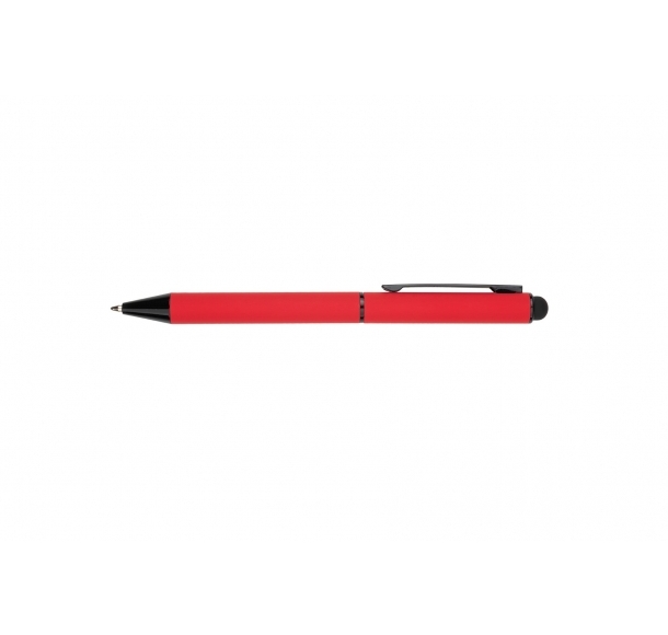 Długopis metalowy touch pen, soft touch CELEBRATION Pierre Cardin, kolor Czerwony
