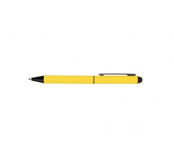 Długopis metalowy touch pen, soft touch CELEBRATION Pierre Cardin, kolor Żółty