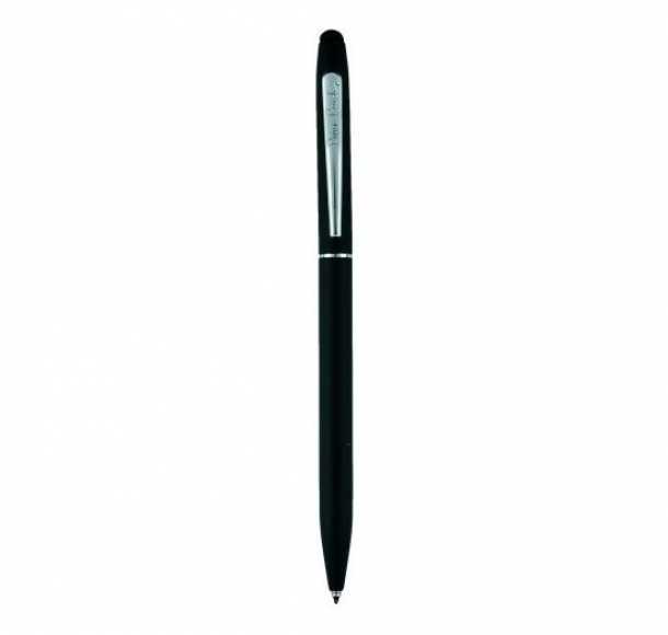 Długopis metalowy touch pen ADELINE Pierre Cardin, kolor Czarny