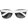 Plastikowe okulary przeciwsłoneczne UV 400, kolor Biały