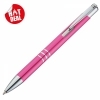 Długopis metalowy, kolor Różowy