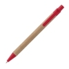 Długopis tekturowy, kolor Czerwony