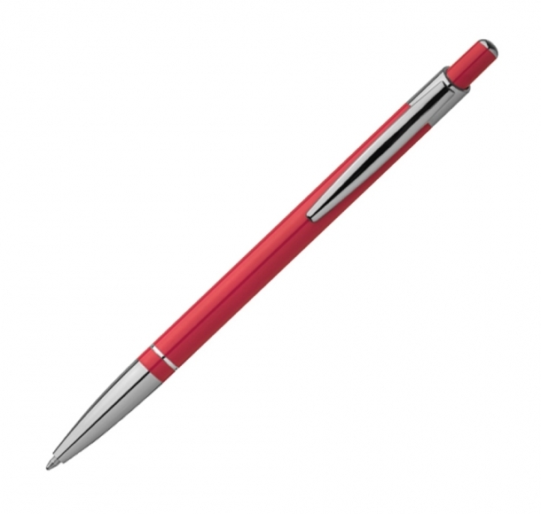 Długopis metalowy, kolor Czerwony