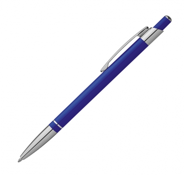 Długopis metalowy, kolor Niebieski