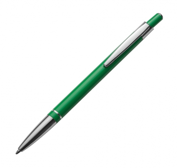 Długopis metalowy, kolor Zielony