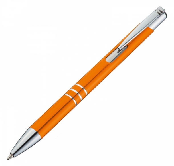 Długopis metalowy, kolor Pomarańczowy