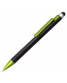 Długopis z rysikiem Amarillo, zielony/czarny