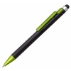 Długopis z rysikiem Amarillo, zielony/czarny, kolor Zielony