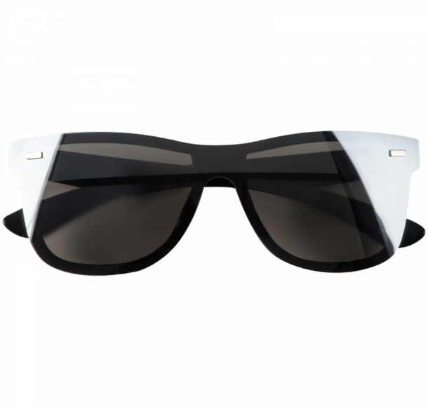 Plastikowe okulary przeciwsłoneczne 400UV, kolor Czarny