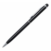 Długopis aluminiowy Touch Tip, czarny, kolor Czarny