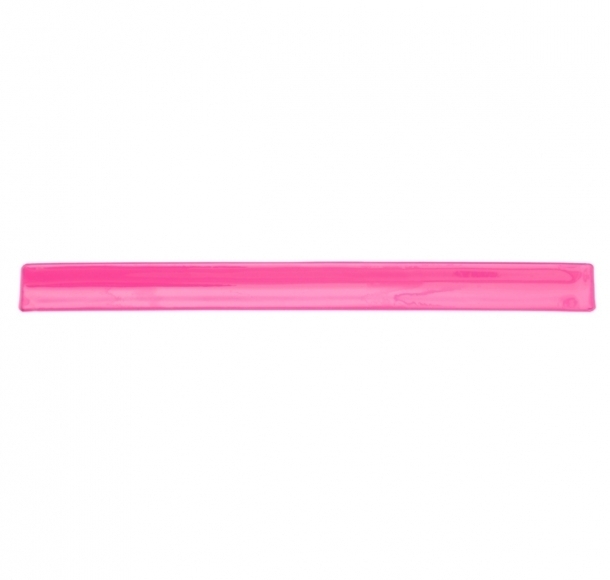Opaska odblaskowa 30 cm, różowy, kolor Różowy