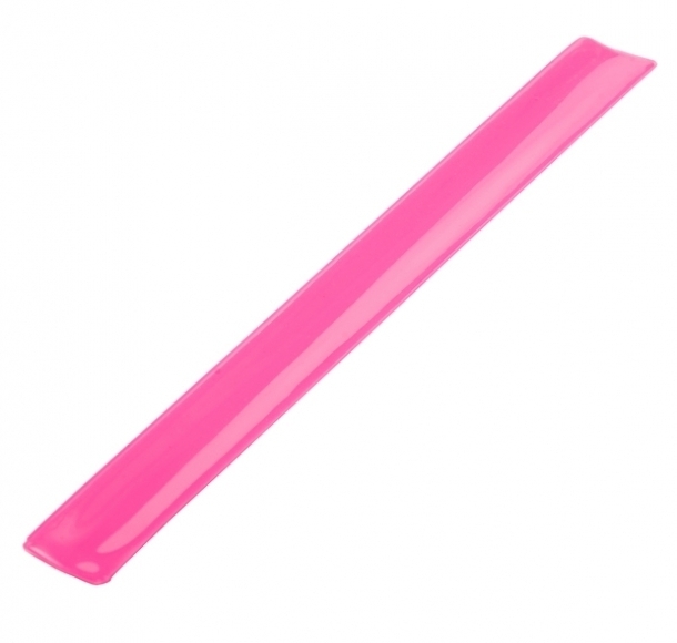 Opaska odblaskowa 30 cm, różowy, kolor Różowy