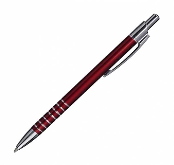 Długopis Bonito, bordowy, kolor Bordowy