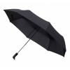 Składany parasol sztormowy VERNIER, czarny, kolor Czarny