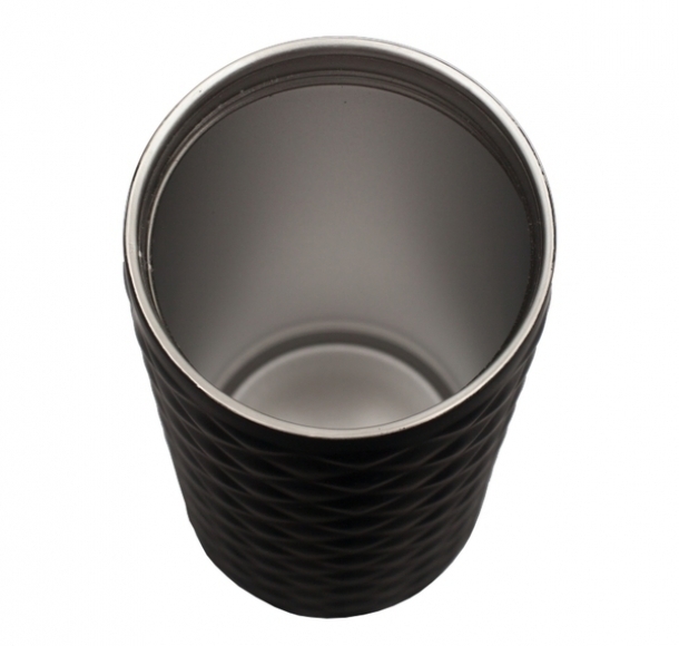 Kubek izotermiczny Tallin 450 ml, czarny, kolor Czarny