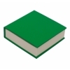 Blok z karteczkami, zielony, kolor Zielony