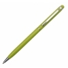 Długopis aluminiowy Touch Tip, jasnozielony, kolor Jasnozielony