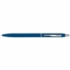 Długopis metalowy, gumowany, kolor Niebieski