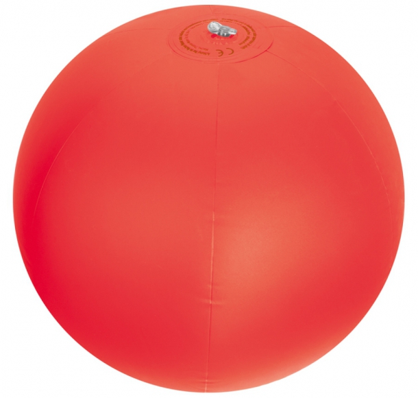 Piłka plażowa z PVC 40 cm, kolor Czerwony